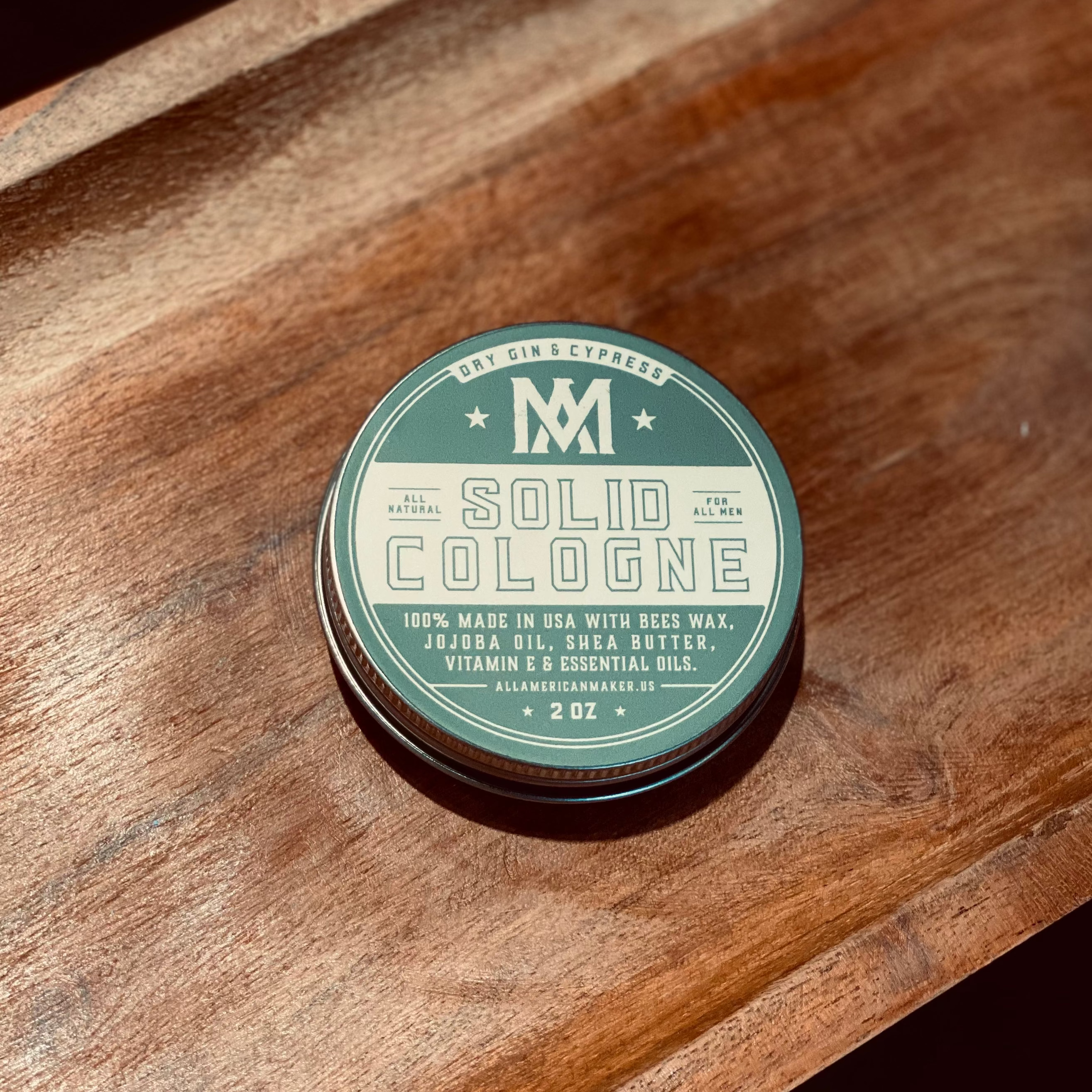Dry Gin + Cypress Solid Cologne