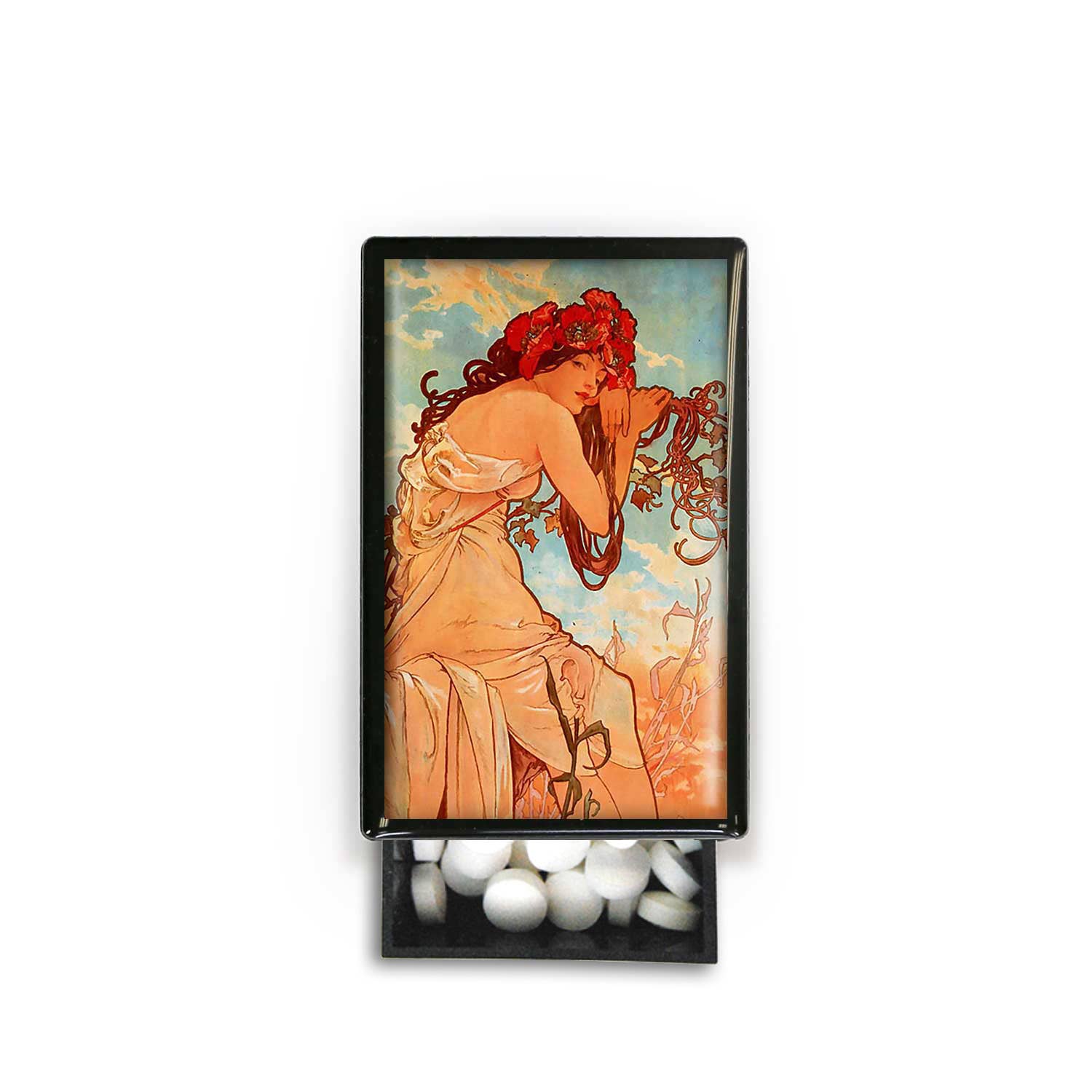 Mucha Mint Slide Box