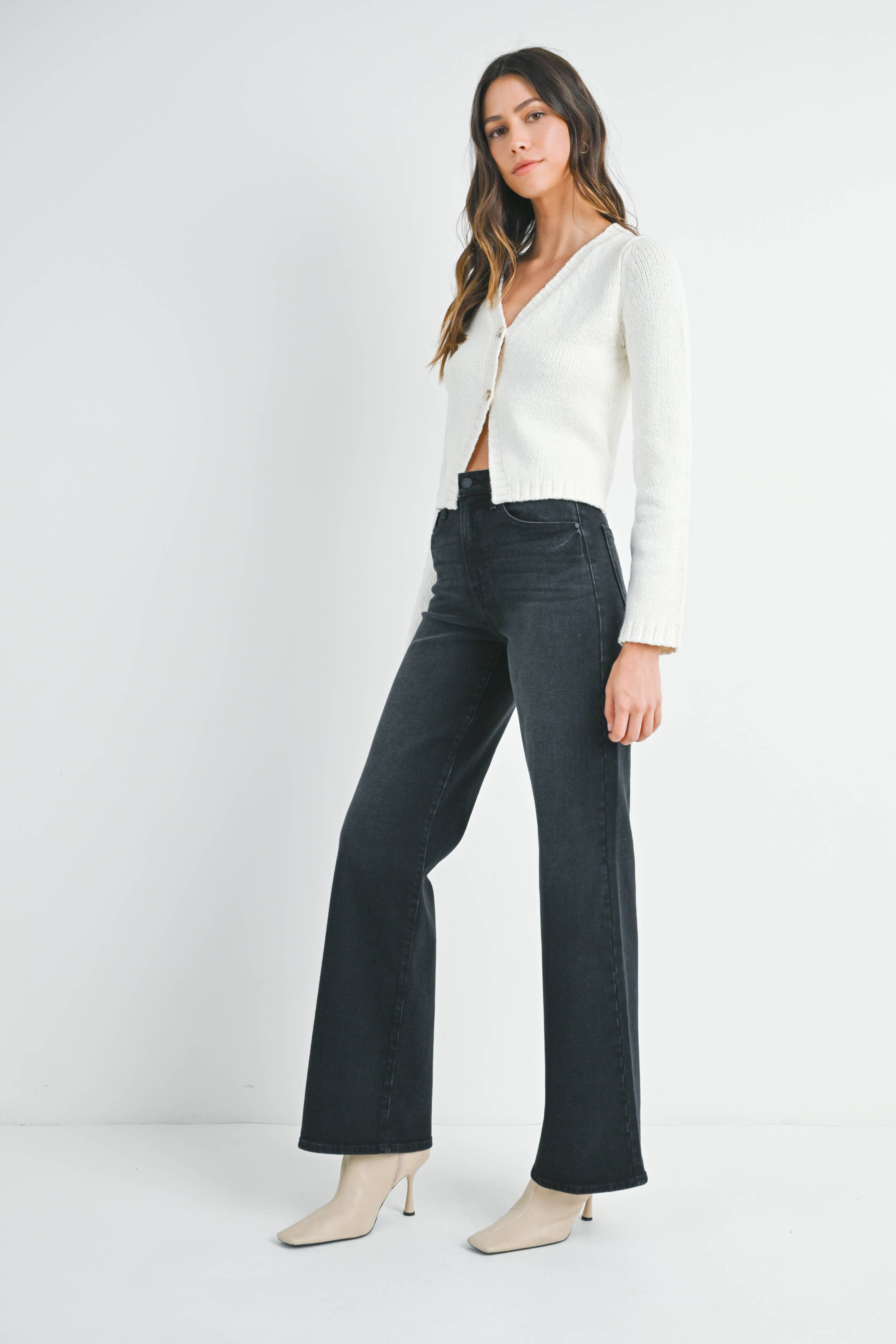 Just Black Denim - Palazzo Jean