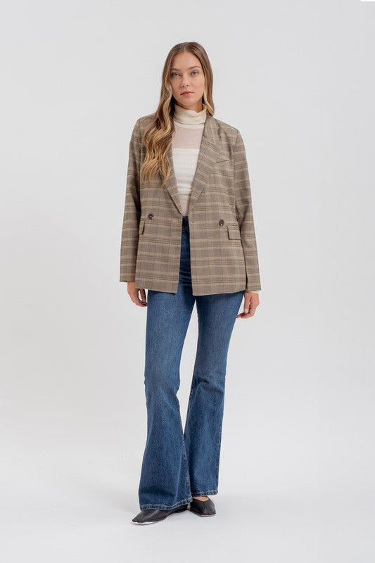 Plaid Classic Blazer