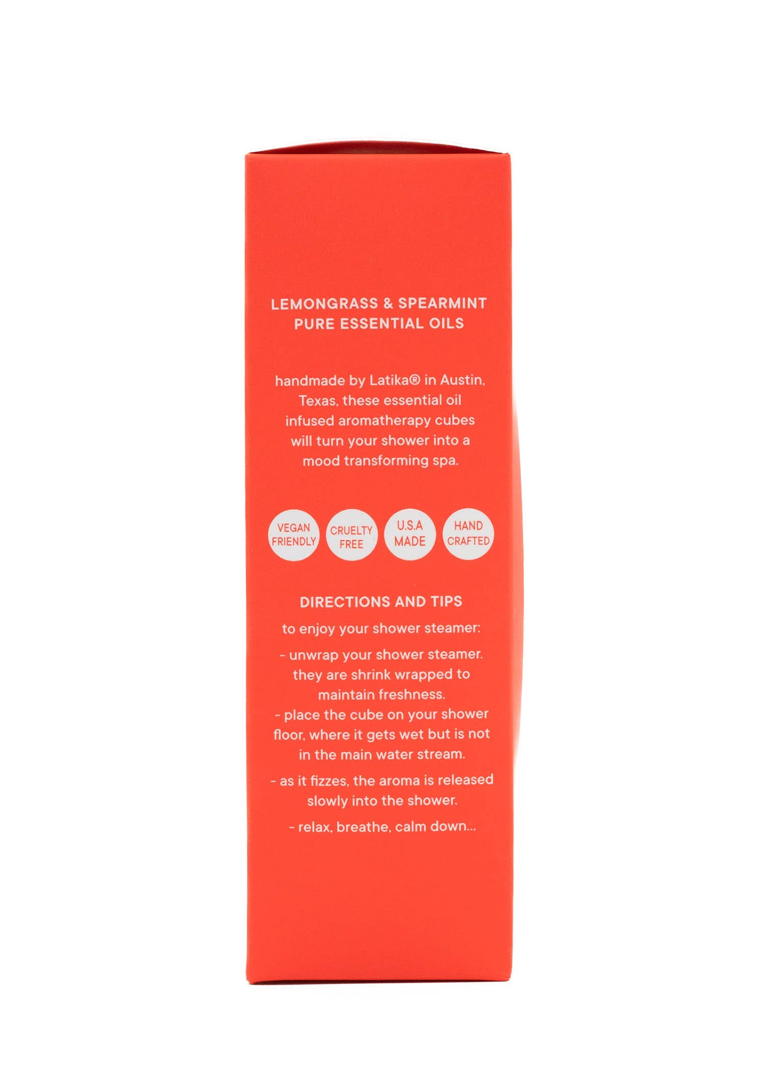 Shower Steamer - Lemongrass & Spearmint Energy Boost