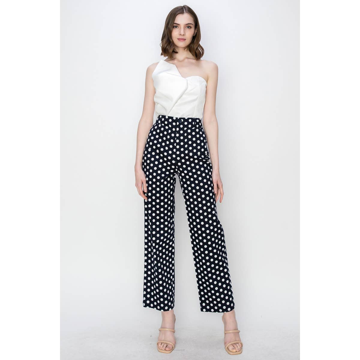 Bow Bustier Draped TubeTop