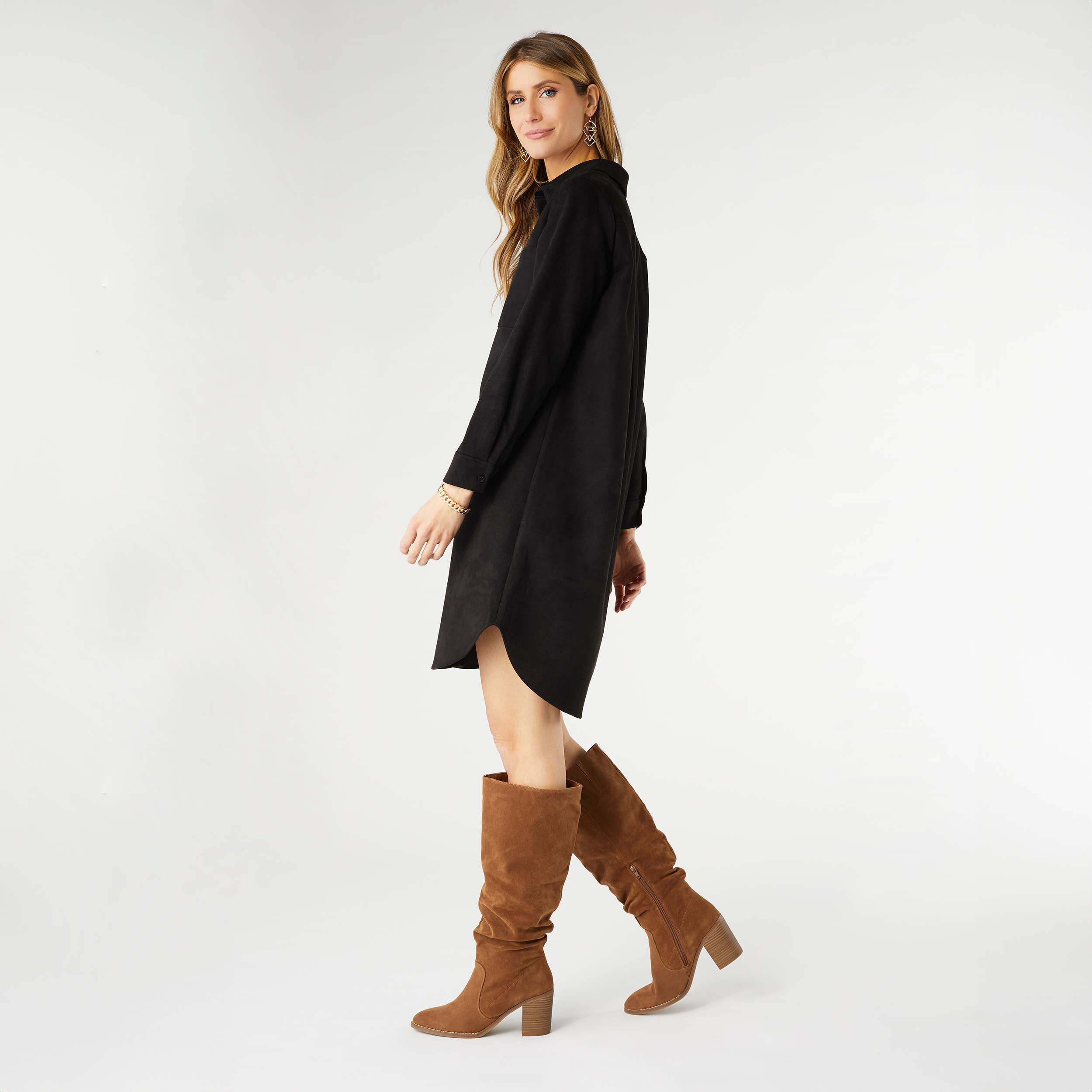 Charlie Faux Suede Dress