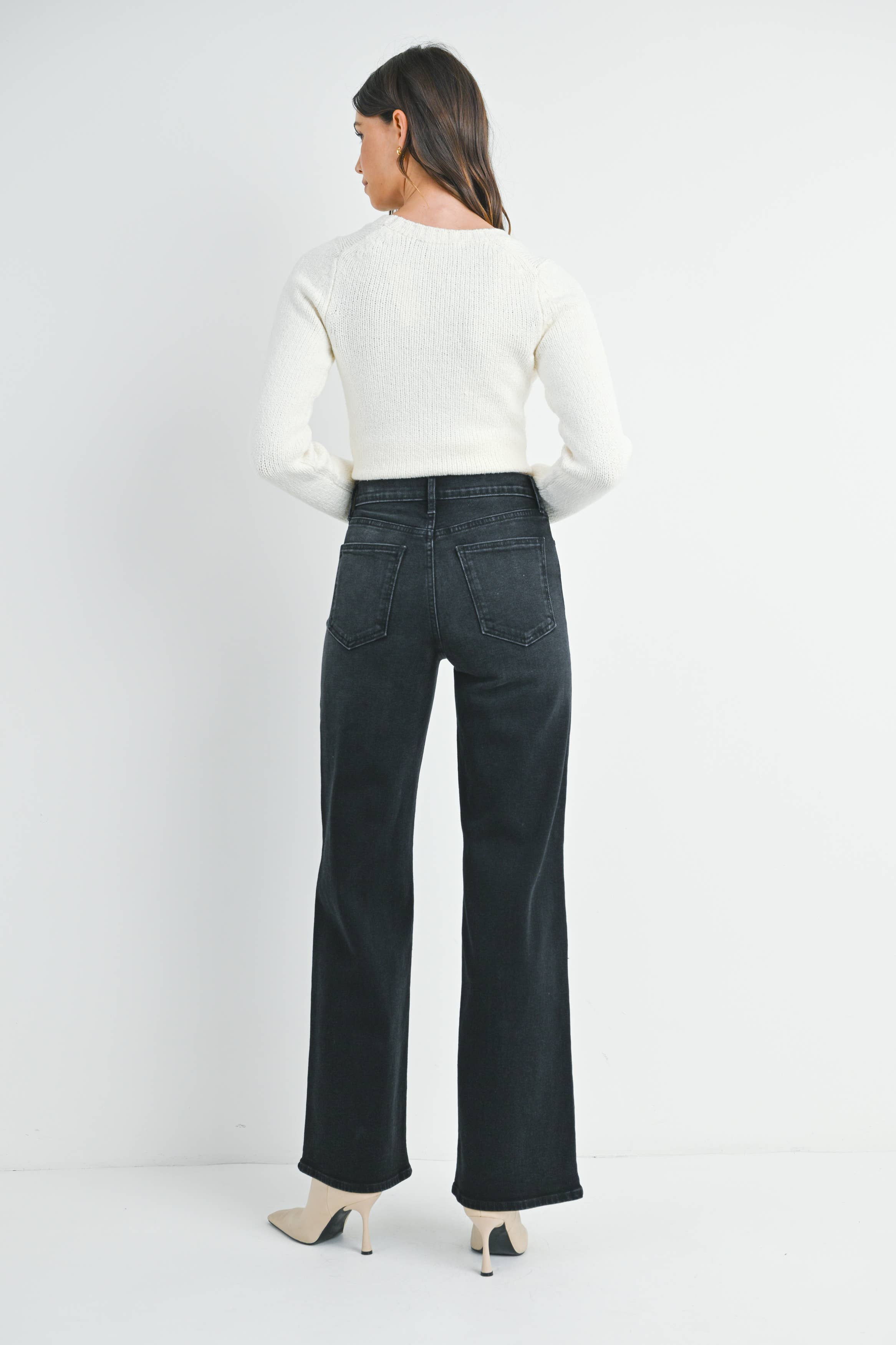 Just Black Denim - Palazzo Jean