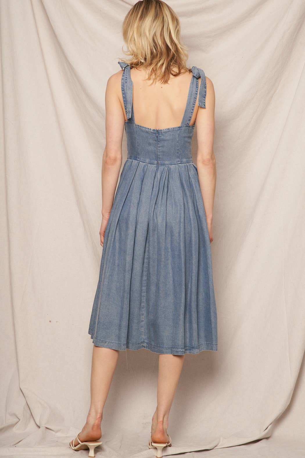 Juliann Denim Midi Dress