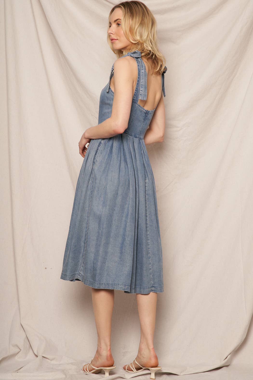 Juliann Denim Midi Dress