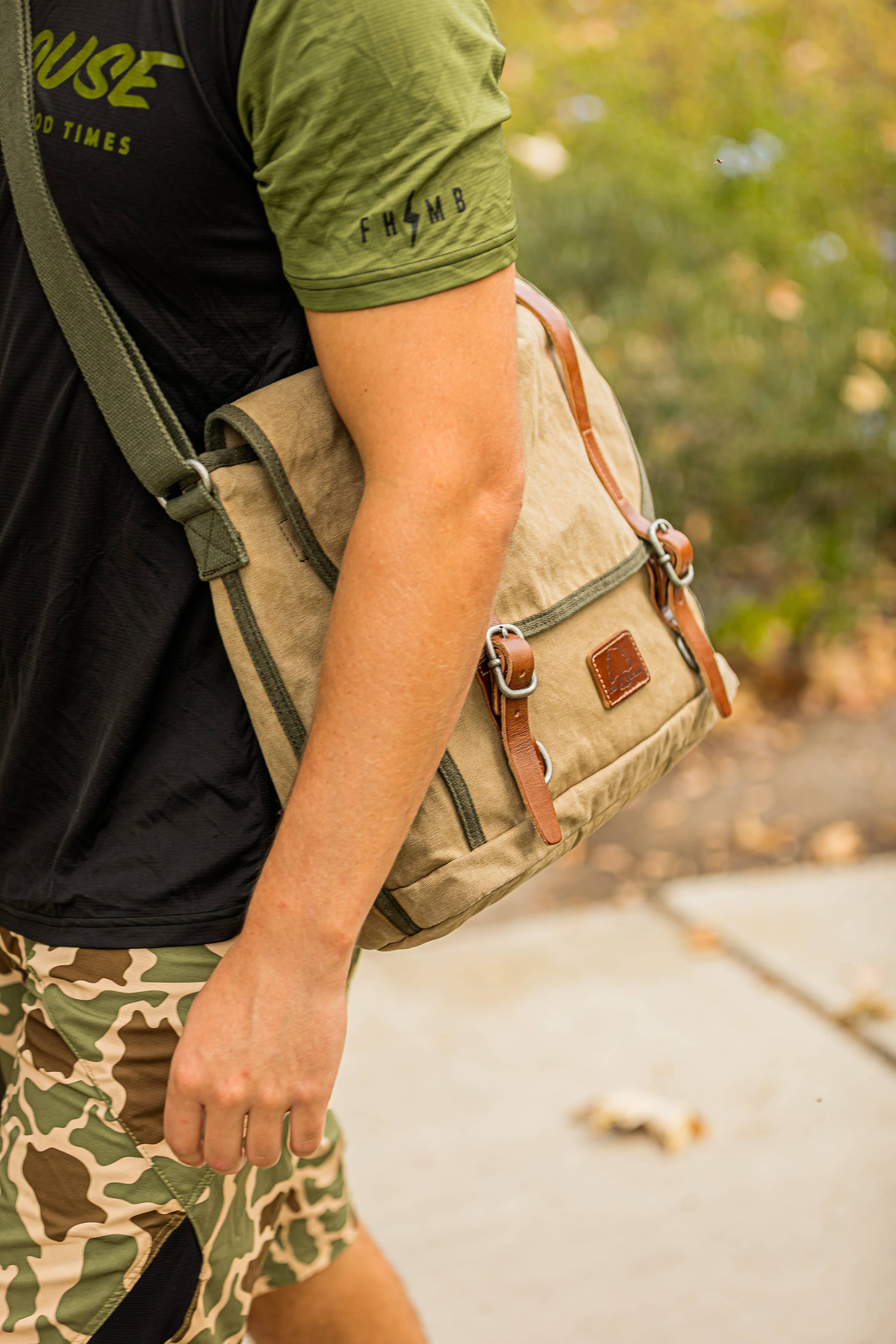 Forest Messenger Bag