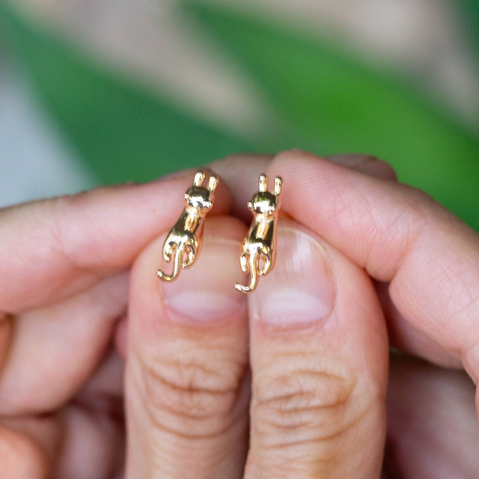 Meow Studs - 18K Gold Plated
