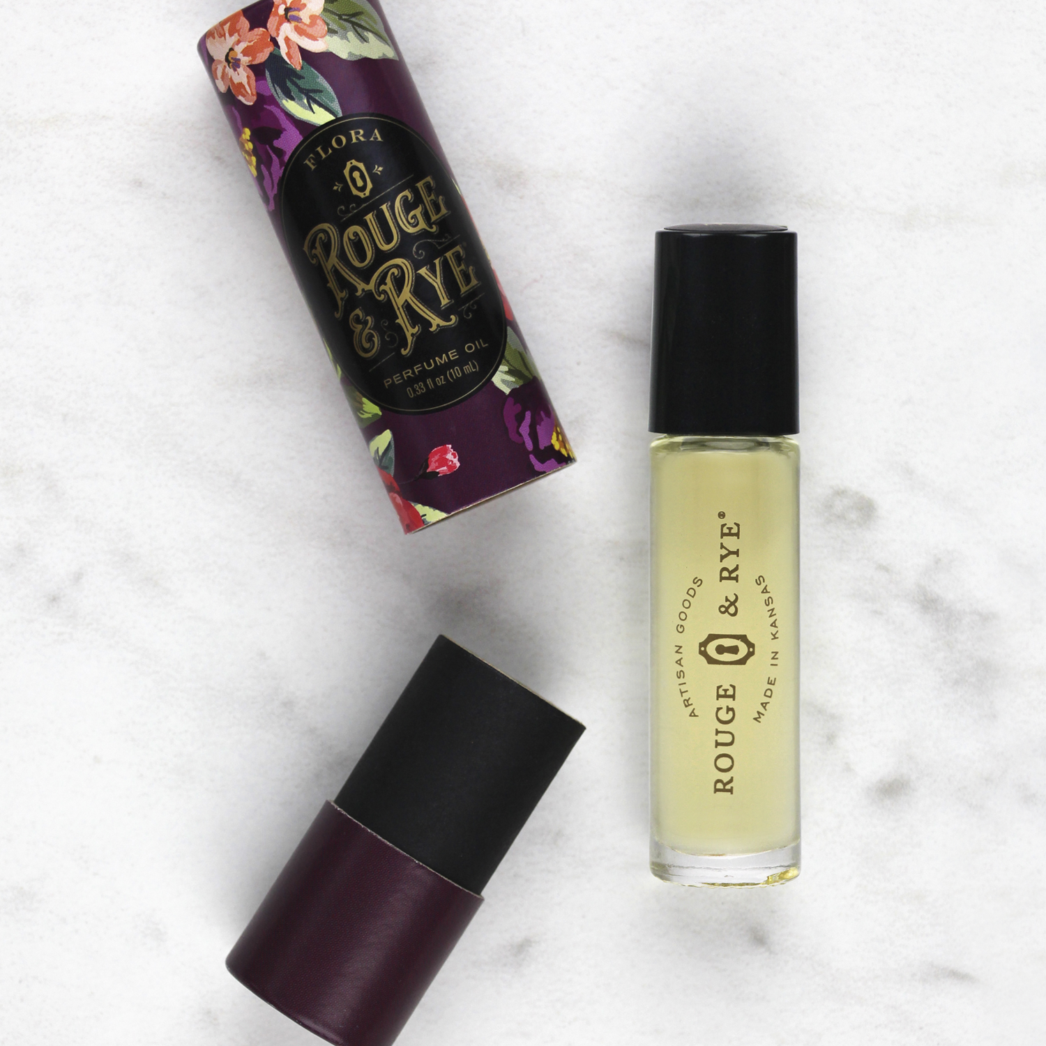 Flora Perfume Oil • Pomegranate, Bergamot and Black Tea