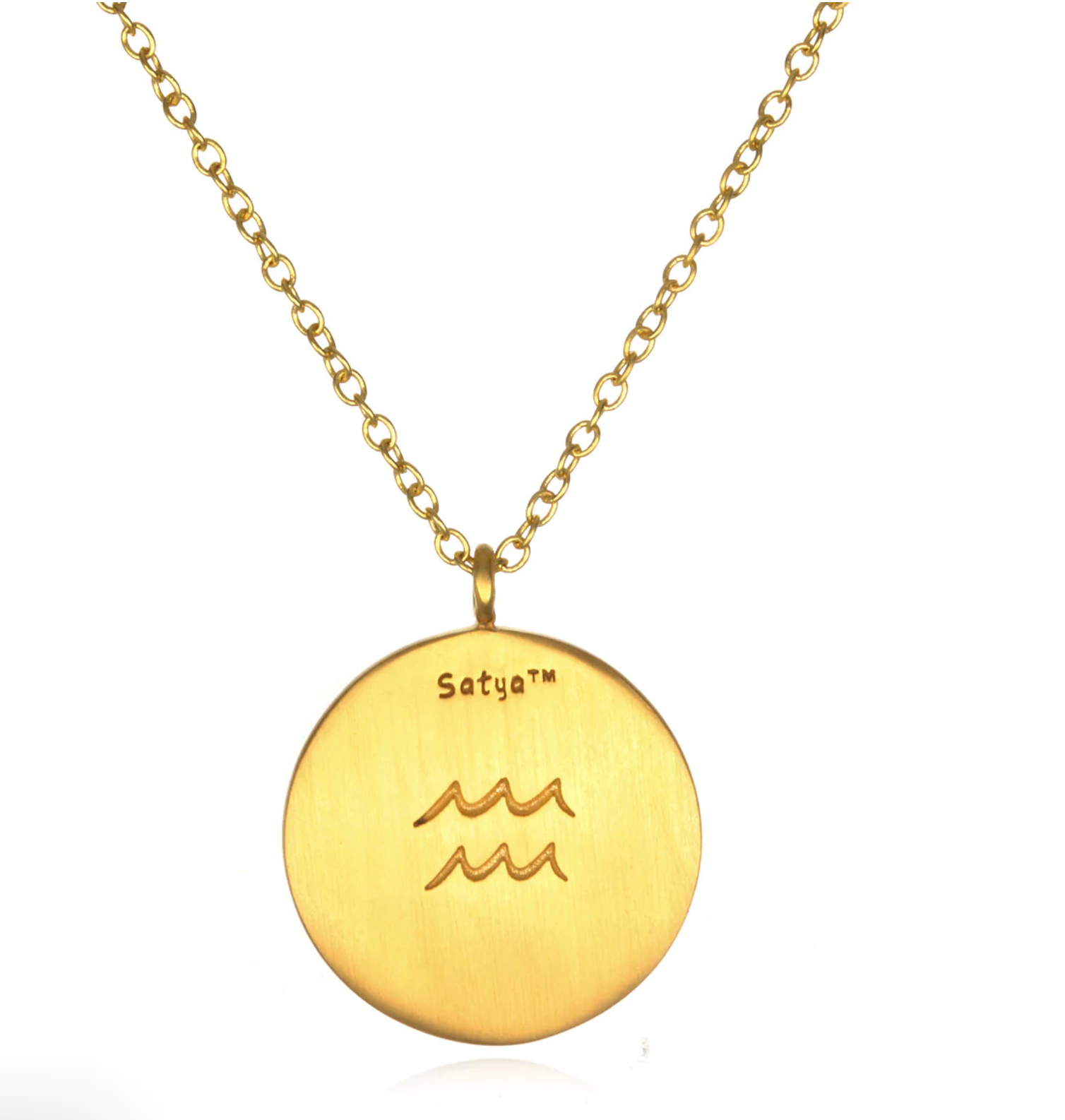 Aquarius Zodiac Necklace