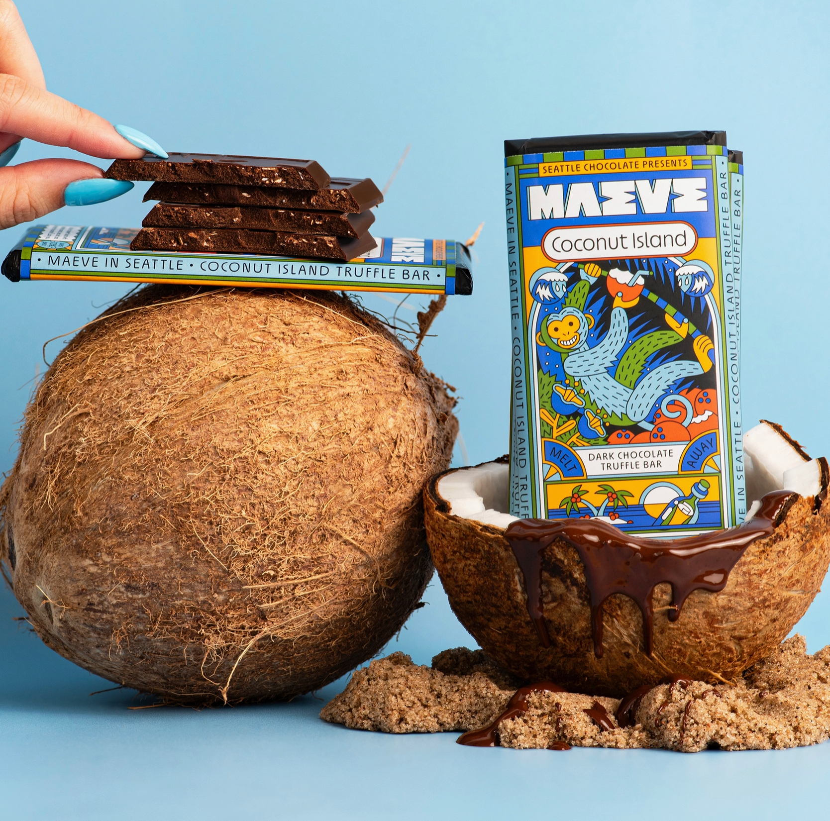 Coconut Sea Salt Truffle Bar