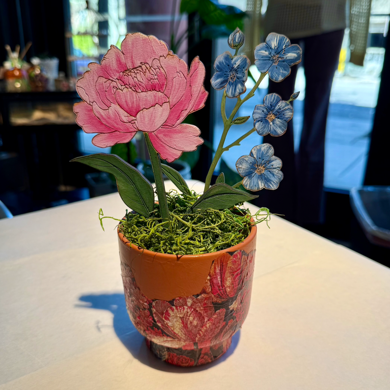 Floral Potted Arrangement Craft - 7/16