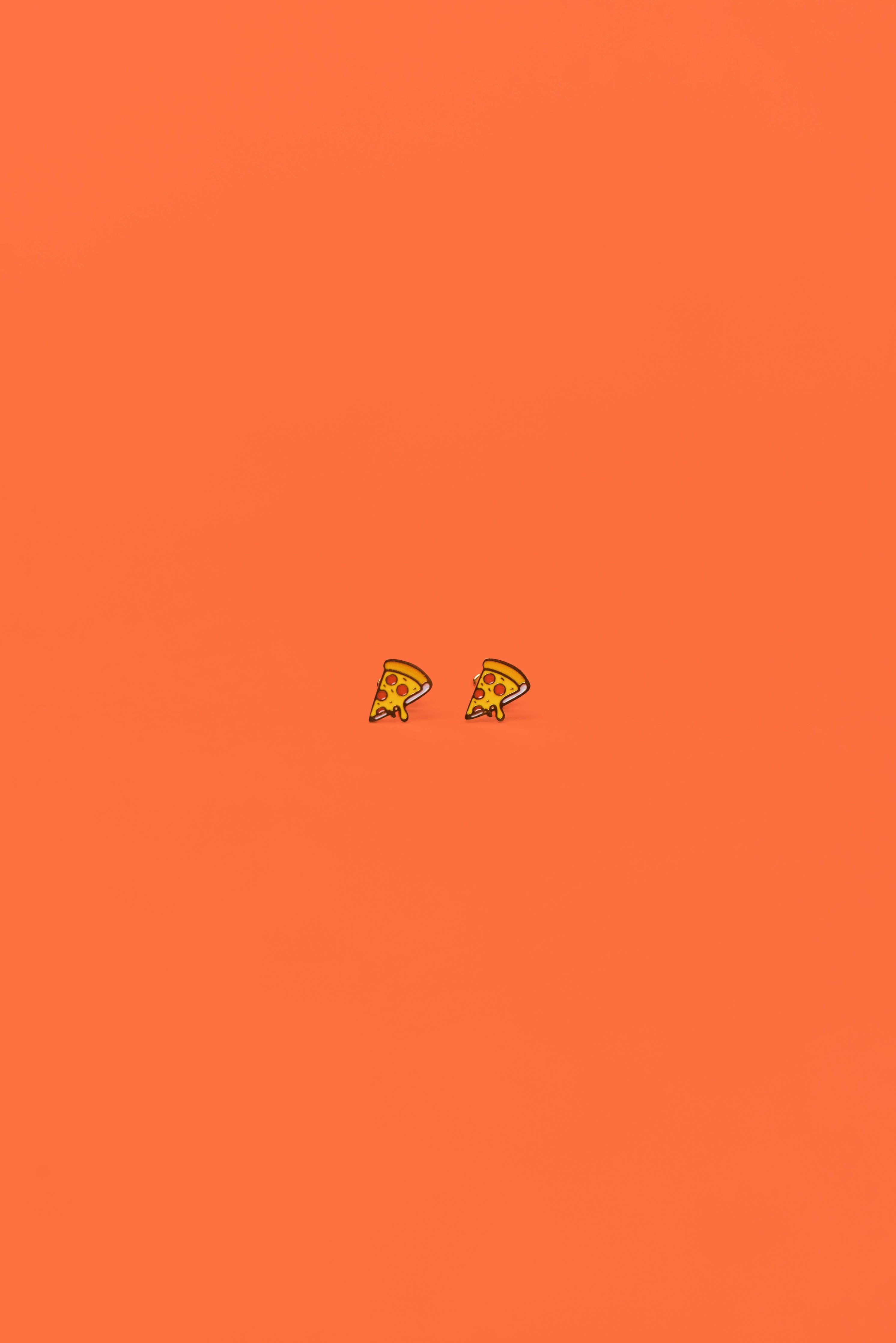 Pizza Flat Back Kids Earrings