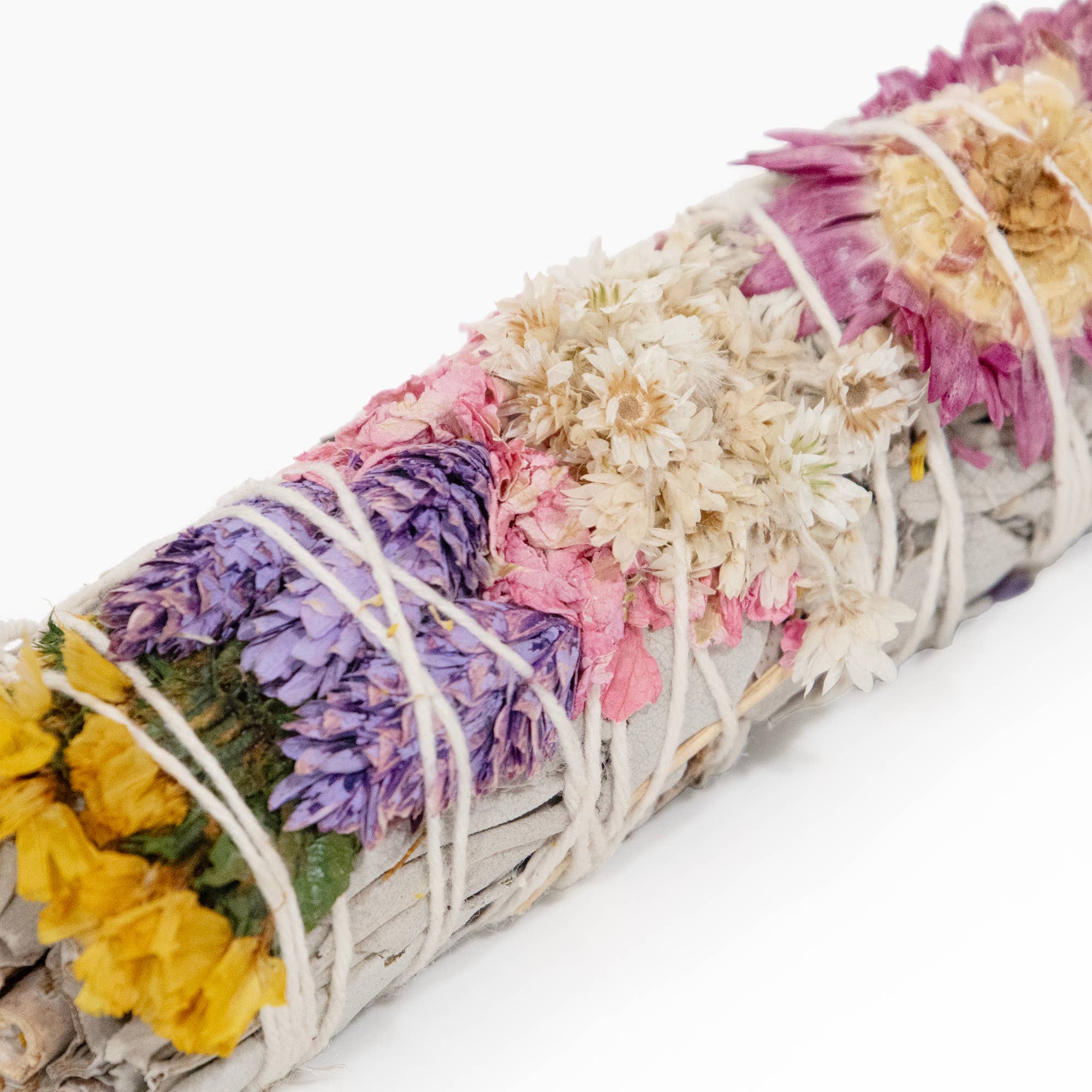 Happy Floral Sage Smudge Stick