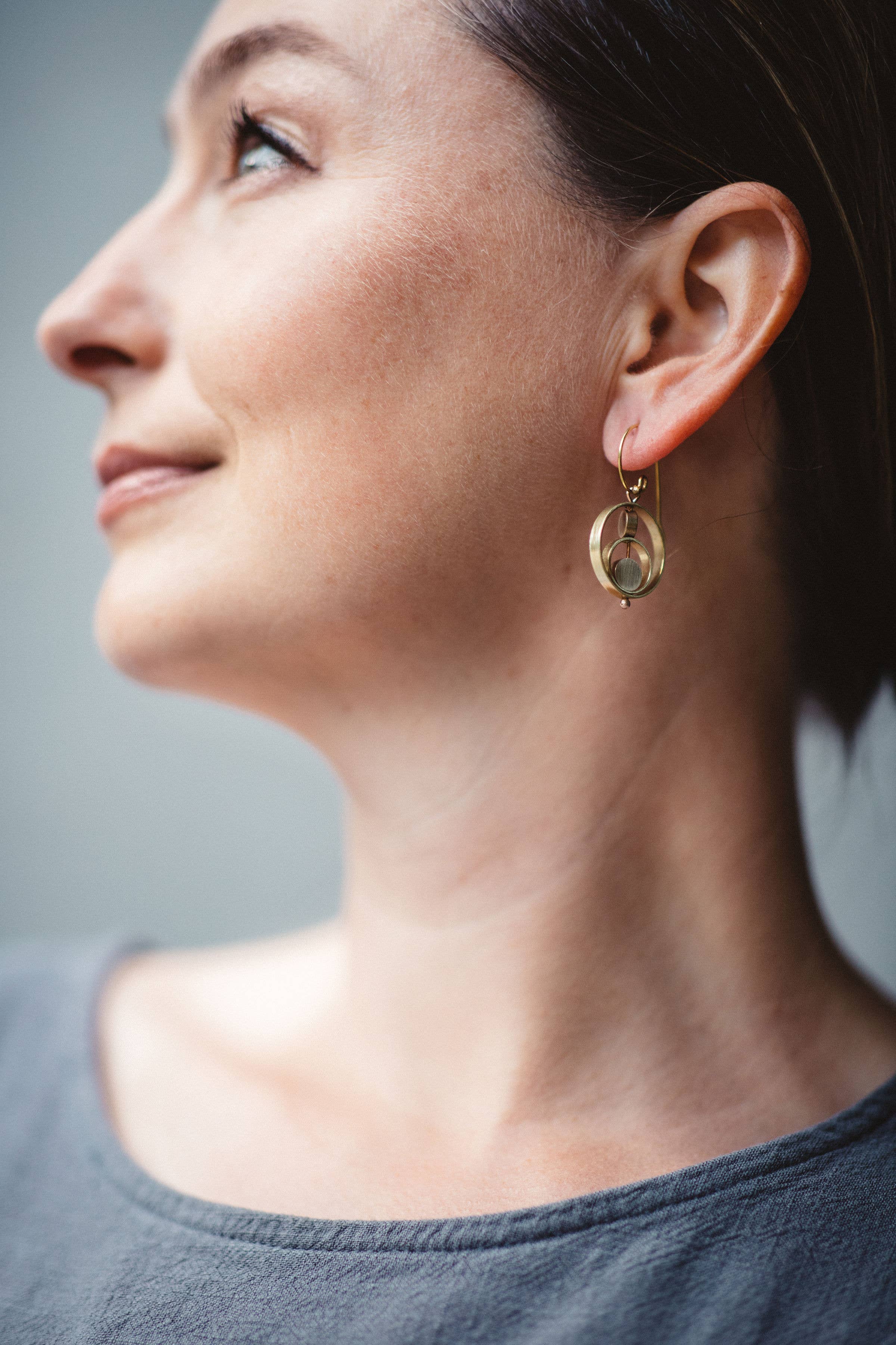 Kinetic Circle Earrings