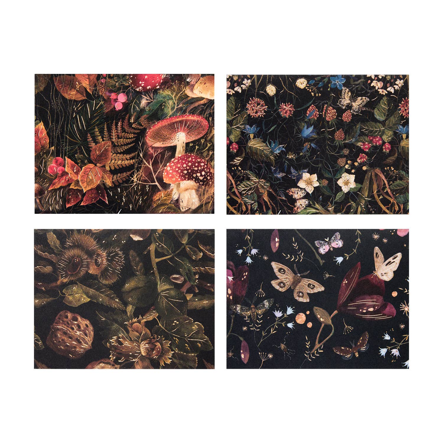 Forest Flowers Notecards -Set of 16