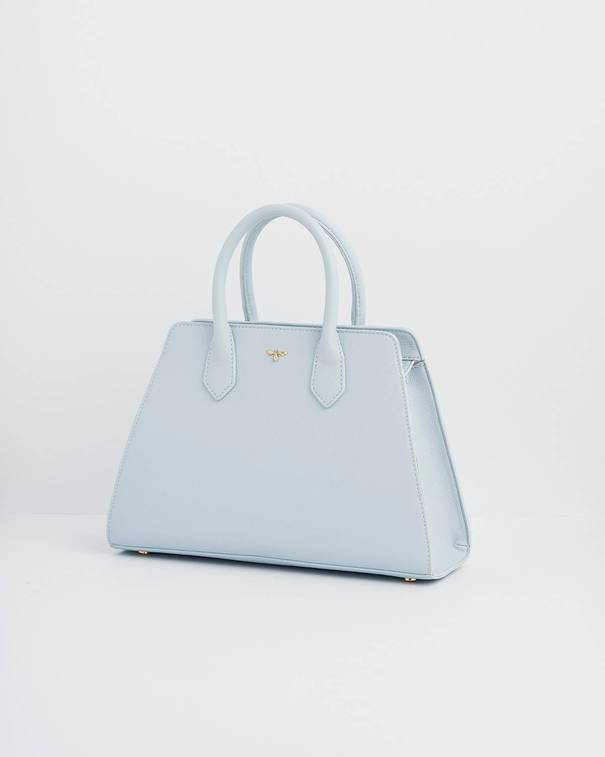 Bell Blue Structured Handbag