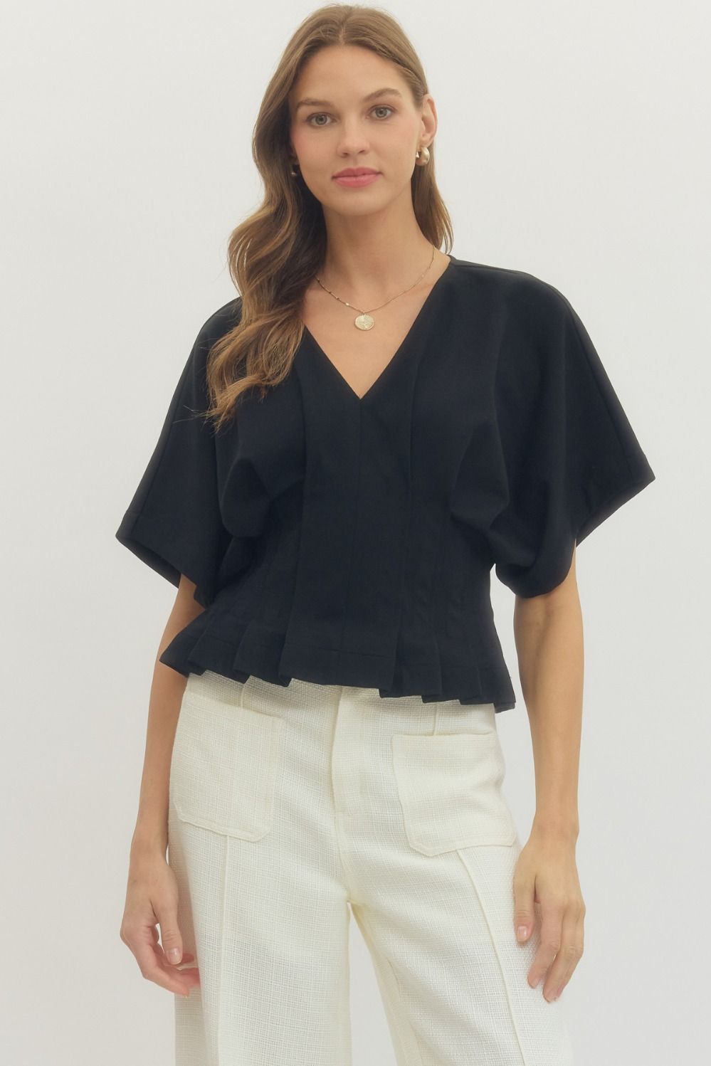 Savannah Pleated Top