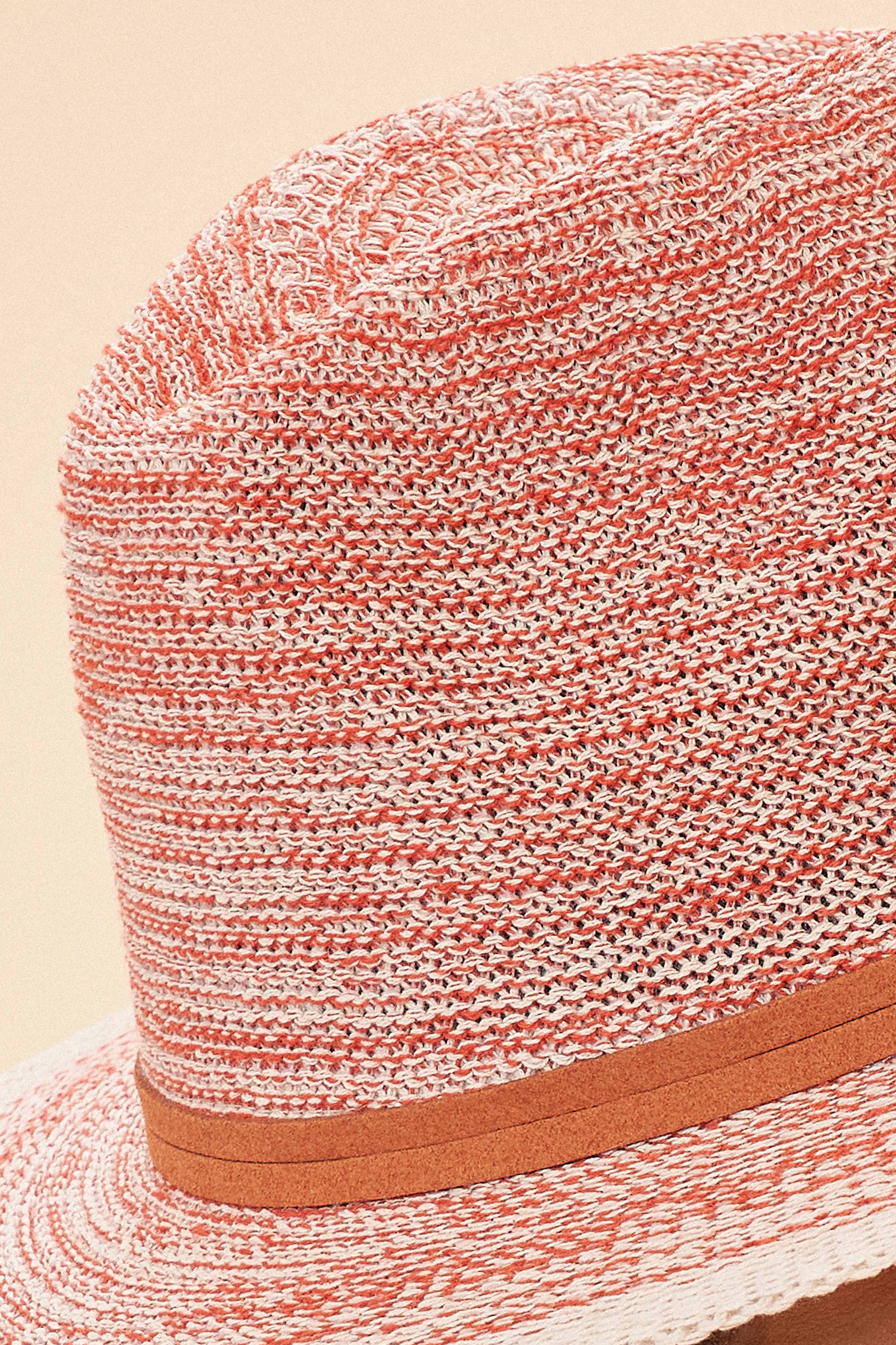 Natalie Packable Hat - Terracotta