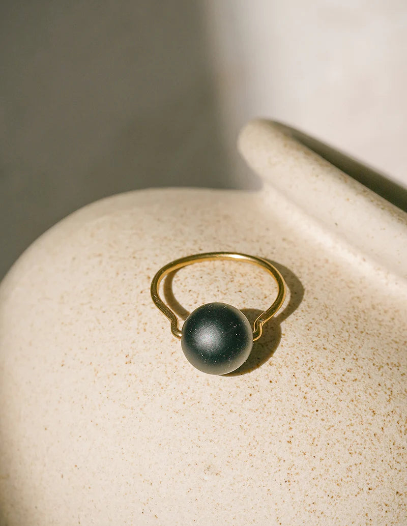 Orbit Ring - Onyx