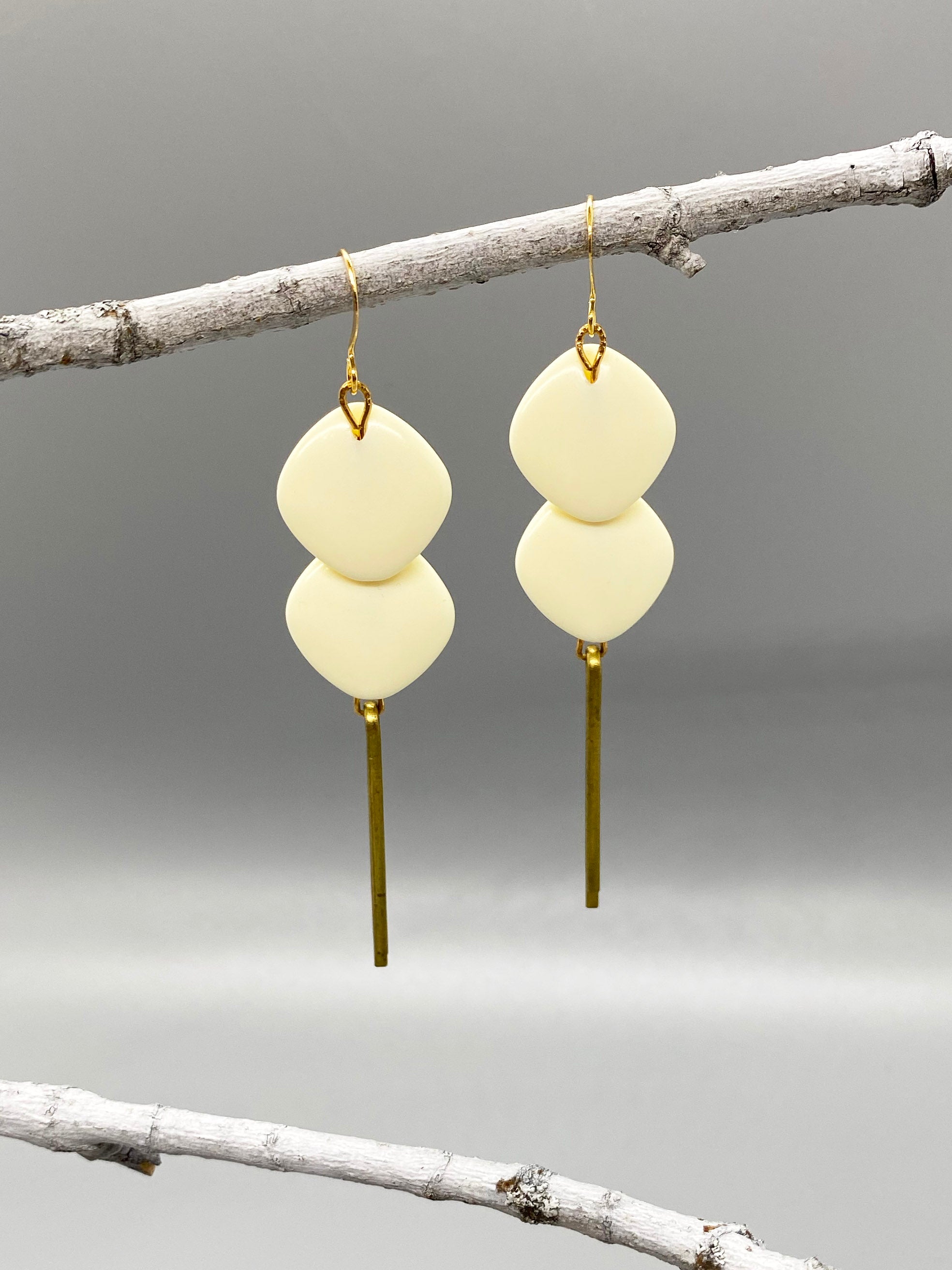 Vintage Puff Earrings